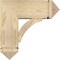 Ekena Millwork Thorton Arts and Crafts Rough Sawn Bracket w/ Offset Brace, Douglas Fir, 8"W x 20"D x 20"H BKT0806X20X20THR03RDF - alternate 4